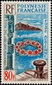Ranskan Polynesia 1965 - Artworks of school canteens wreath Ranskan Polynesia 1965 - Artworks of school canteens wreath