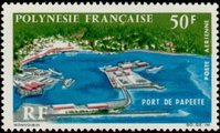 Ranskan Polynesia 1966 - Port of Papeete Ranskan Polynesia 1966 - Port of Papeete