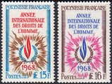 Ranskan Polynesia 1968 - International Year of Human Rights (2) Ranskan Polynesia 1968 - International Year of Human Rights (2)