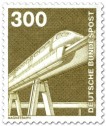 Saksa 1982 - Industry and technic III - 5/5 Maglev train Saksa 1982 - Industry and technic III - 5/5 Maglev train