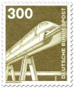 Germany 1982 - Industry and technic III - 5/5 Maglev train