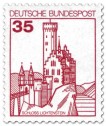 Saksa 1982 - Castles V - 35pf Lichtenstein Saksa 1982 - Castles V - 35pf Lichtenstein