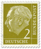 Saksa 1954 - President Theodor Heuss (set I) 2pf