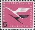 Saksa 1955 - Deutsche Lufthansa Air service Re-opening 1/4 Saksa 1955 - Deutsche Lufthansa Air service Re-opening 1/4