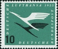 Germany 1955 - Deutsche Lufthansa Air service Re-opening 2/4