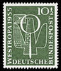 Saksa 1955 - International Stamp Exhibition Dusseldorf 1/2