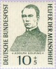 Saksa 1955 - Potraits of helper of mankind (VI) 2/4 Adolf Kolping Saksa 1955 - Potraits of helper of mankind (VI) 2/4 Adolf Kolping