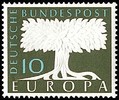 Saksa 1957 - Europa cept 1957 1/2 Tree Saksa 1957 - Europa cept 1957 1/2 Tree