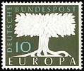 Germany 1957 - Europa cept 1957 1/2 Tree