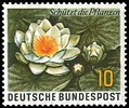Saksa 1957 - Protection of wild animals and plants 1/2 Water Lily Saksa 1957 - Protection of wild animals and plants 1/2 Water Lily