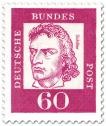 Saksa 1962 - Notable Germans 11/16 - 60pf, Friedrich von Schiller