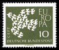 Germany 1961 - Europa CEPT 1961 - 1/2 x paper