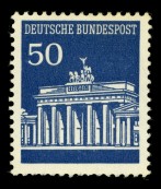 Germany 1966 - Brandenburg Gate 4/5 50pf Germany 1966 - Brandenburg Gate 4/5 50pf