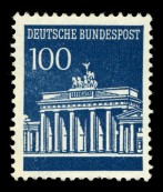 Germany 1966 - Brandenburg Gate 5/5 100pf Germany 1966 - Brandenburg Gate 5/5 100pf