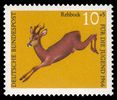Germany 1966 - for the benefit of young people 1/4 Roe deer Germany 1966 - for the benefit of young people 1/4 Roe deer