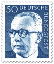 Germany 1971 - President Gustav Heinemann 50p Germany 1971 - President Gustav Heinemann 50p