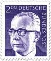 Germany 1970 - President Gustav Heinemann 2m