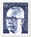 Germany 1971 - President Gustav Heinemann 60p