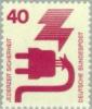 Germany 1972 - Accident prevention 6/10 - 40 pf Defective plug