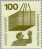 Germany 1972 - Accident prevention 9/10 - 100 pf Hoisted cargo