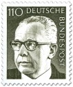 Germany 1973 - President Gustav Heinemann 110p