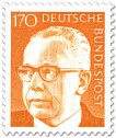 Germany 1972 - President Gustav Heinemann 170p