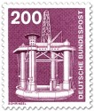 Germany 1975 - Industry and technic I - 13/14 Oil drilling rig