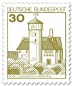 Saksa 1977 - Castles 30pf Ludwigstein A I (Bdr.) Saksa 1977 - Castles 30pf Ludwigstein A I (Bdr.)