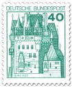Saksa 1977 - Castles 40pf Eltz A I (Bdr.) Saksa 1977 - Castles 40pf Eltz A I (Bdr.)