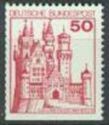 Germany 1977 - Castles 50pf Neuschwanstein D I (Bdr. Impef. bottom)