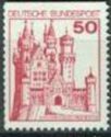 Germany 1977 - Castles 50pf Neuschwanstein C I (Bdr. Impef. top)