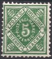 Saksa Wurttemberg 1906 - Württemberg, Official digits in diamond 5pf 1906