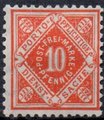 Saksa Wurttemberg 1921 - Württemberg, Official digits in diamond 10pf