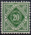 Saksa Wurttemberg 1921 - Württemberg, Official digits in diamond 20pf Saksa Wurttemberg 1921 - Württemberg, Official digits in diamond 20pf