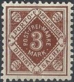 Saksa Wurttemberg 1922 - Württemberg, Official digits in diamond 3 mark Saksa Wurttemberg 1922 - Württemberg, Official digits in diamond 3 mark