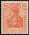 Germany Deutsches Reich 1920 - Germania 10pf orange