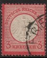 Saksa Deutsches Reich 1872 - Eagle with a Small Shield - 3 kreuzer Saksa Deutsches Reich 1872 - Eagle with a Small Shield - 3 kreuzer