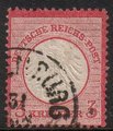 Saksa Deutsches Reich 1872 - Eagle with a Small Shield - 3 kreuzer Saksa Deutsches Reich 1872 - Eagle with a Small Shield - 3 kreuzer