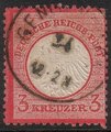 Saksa Deutsches Reich 1872 - Eagle with a Small Shield - 3 kreuzer