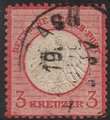 Saksa Deutsches Reich 1872 - Eagle with a Small Shield - 3 kreuzer Saksa Deutsches Reich 1872 - Eagle with a Small Shield - 3 kreuzer