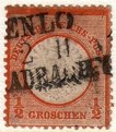 Saksa Deutsches Reich 1872 - Eagle with a Large Shield - 1/2 groschen Saksa Deutsches Reich 1872 - Eagle with a Large Shield - 1/2 groschen