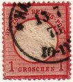 Saksa Deutsches Reich 1872 - Eagle with a Large Shield - 1 groschen