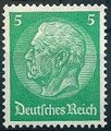 Saksa Deutsches Reich 1932 - Paul von Hindenburg I 1932 5pf