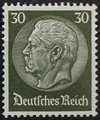 Saksa Deutsches Reich 1933 - Paul von Hindenburg (set II) 1933 30pf Saksa Deutsches Reich 1933 - Paul von Hindenburg (set II) 1933 30pf