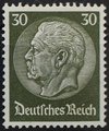 Saksa Deutsches Reich 1933 - Paul von Hindenburg (set II) 1933 30pf