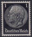 Germany Deutsches Reich 1933 - Paul von Hindenburg (set III) 1933 1pf