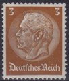 Saksa Deutsches Reich 1933 - Paul von Hindenburg (set III) 1933 3pf Saksa Deutsches Reich 1933 - Paul von Hindenburg (set III) 1933 3pf
