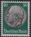 Saksa Deutsches Reich 1934 - Paul von Hindenburg (set III) 1933 50pf