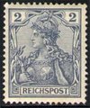 Germany Deutsches Reich 1900 - Germania 2pf light brown REICHSPOST