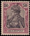 Germany Deutsches Reich 1899 - Germania 50pf lilac/black REICHSPOST